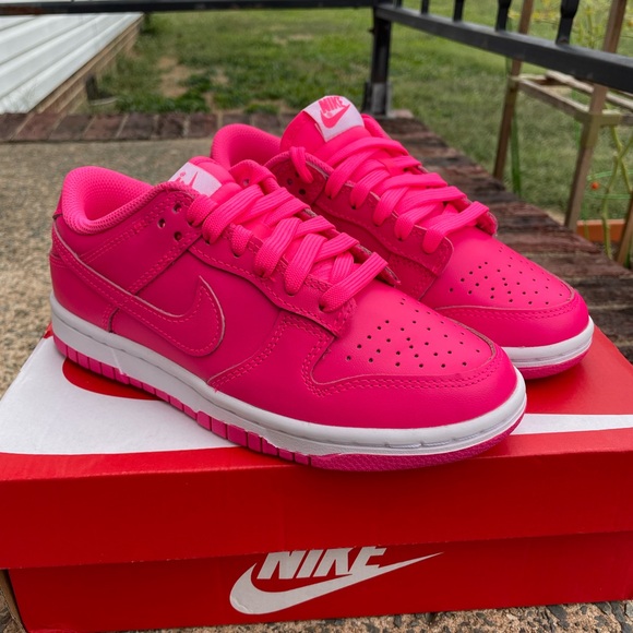 Nike Shoes - Nike Women’s Dunk Low Hyper Pink Sneakers